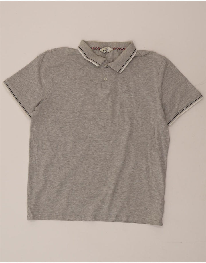 Ben Sherman herre poloskjorte stor grå bomuld