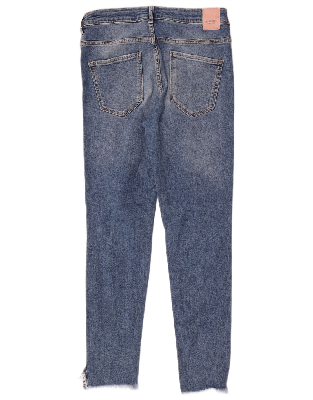 Zara Dame Distressed Skinny Jeans EU 40 Medium W30 L27 Blå