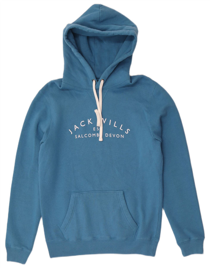 Jack Wills Grafisk hættetrøje til mænd, lille blå