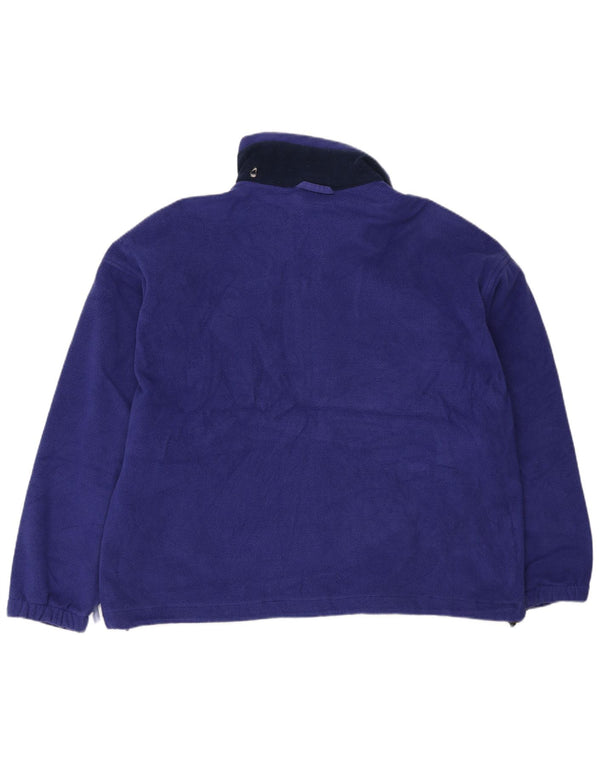 Columbia dame fleecejakke i overstørrelse UK 18 XL Lilla Colourblock