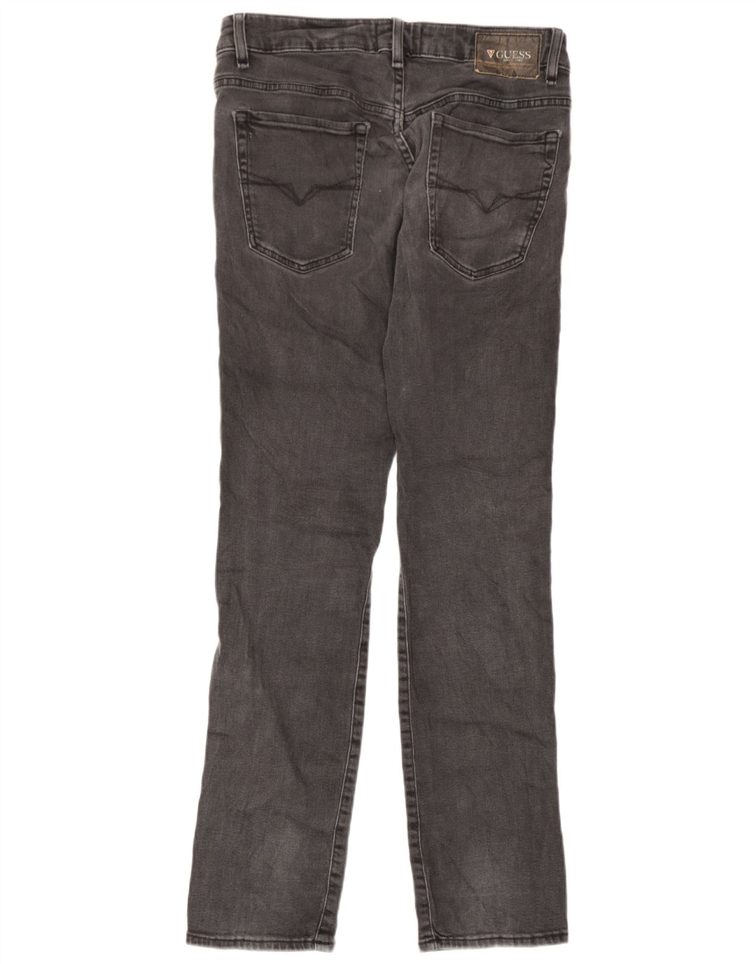 Guess Herre Grafiske Slim Jeans W31 L30 Grå Bomuld
