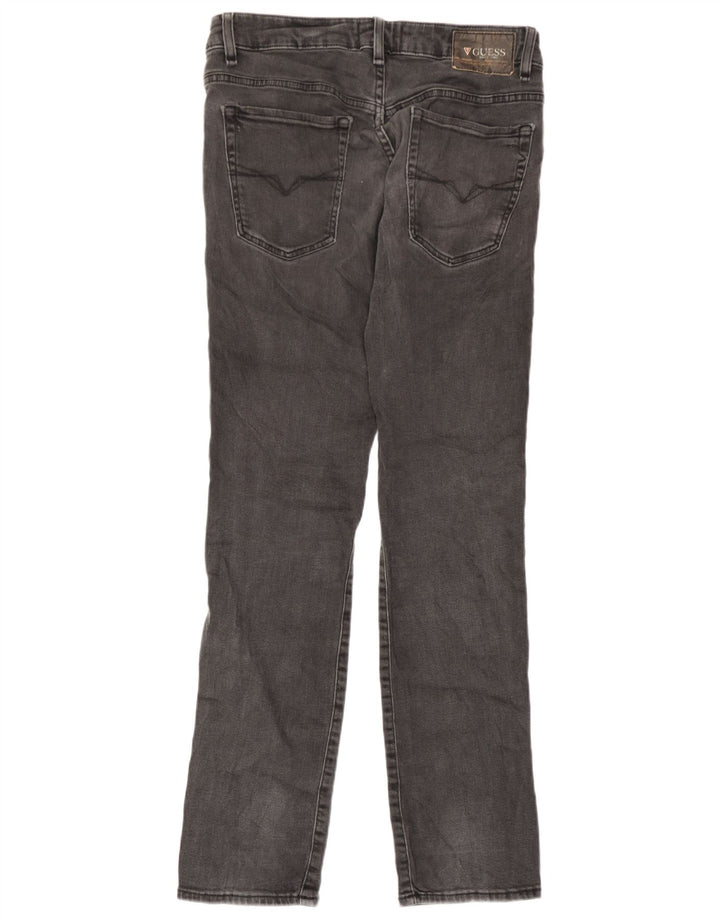 Guess Herre Grafiske Slim Jeans W31 L30 Grå Bomuld