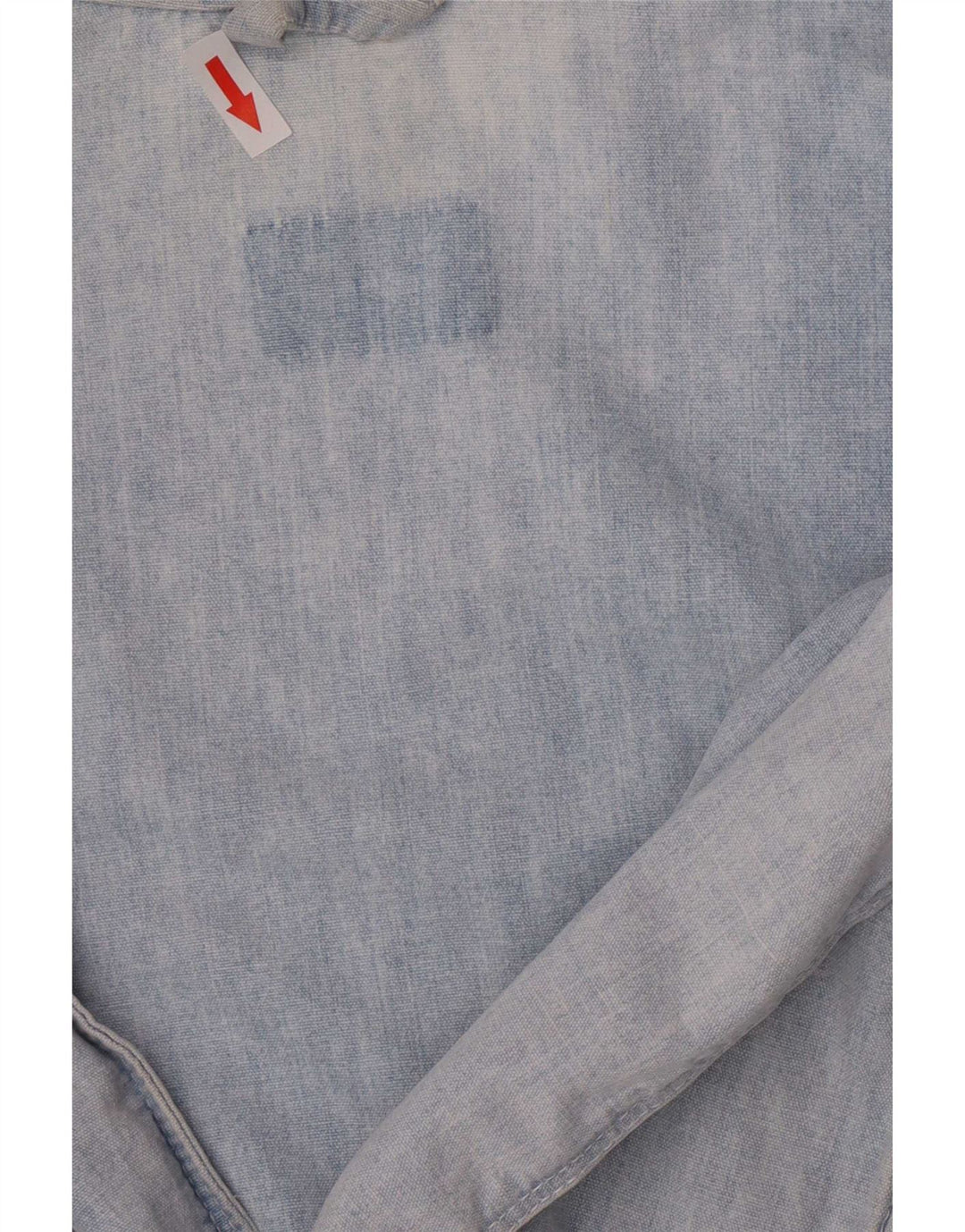 Vintage Herre Bomber Denim Jacket UK 36 Small Blue