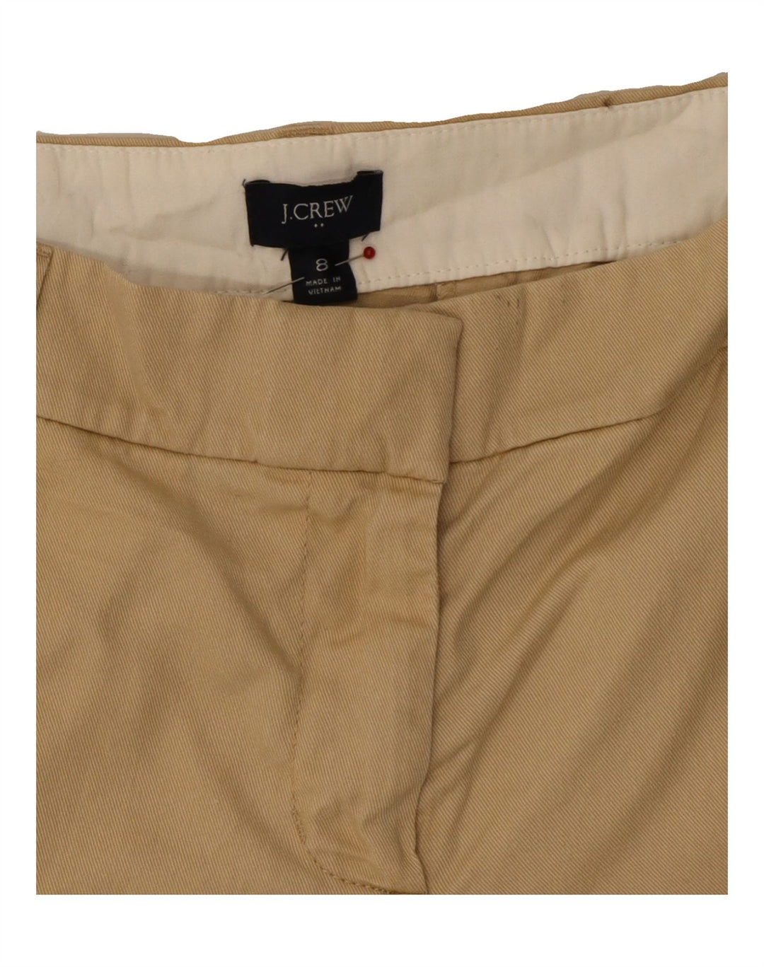 J. CREW Womens Chino Shorts US 8 Medium W34 Beige Cotton Vintage J. Crew and Second-Hand J. Crew from Messina Hembry 