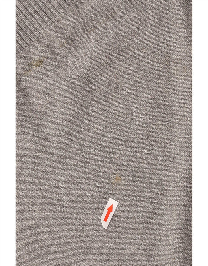Jack & Jones herre lynlås-hals sweater lille grå bomuld