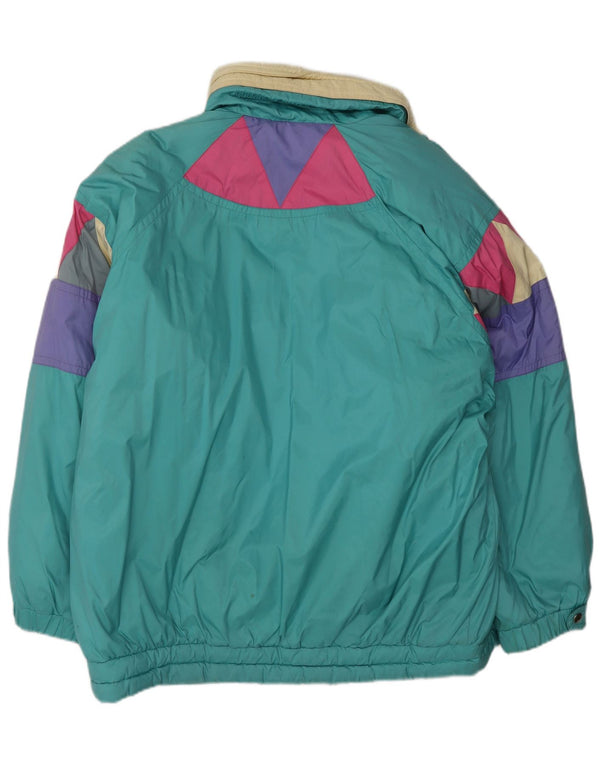 Colmar Dame Relaxed Fit Skijakke IT 48 XL Grøn Colourblock Sports
