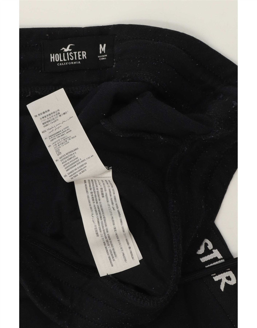 Hollister Herre grafisk træningsdragt Bukser Medium Marineblå Bomuld