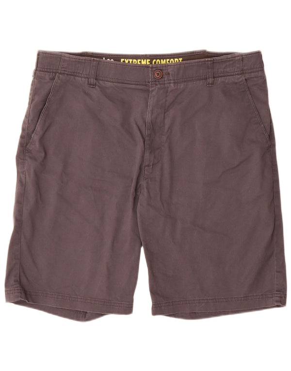 Lee Mens Extreme Comfort Chino Shorts W38 XL Grå Bomuld