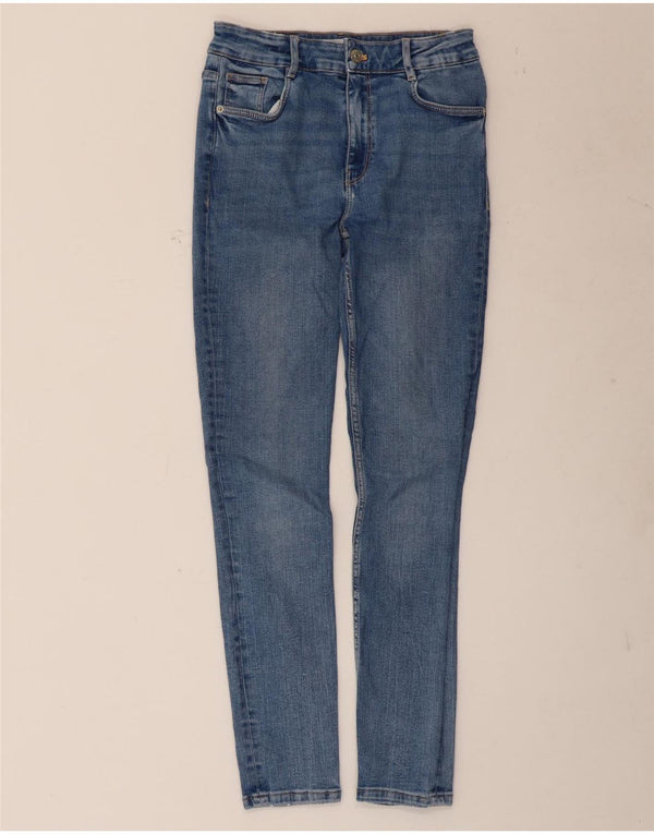 Zara Dame Slim Jeans EU 34 2XS W24 L27 Blå