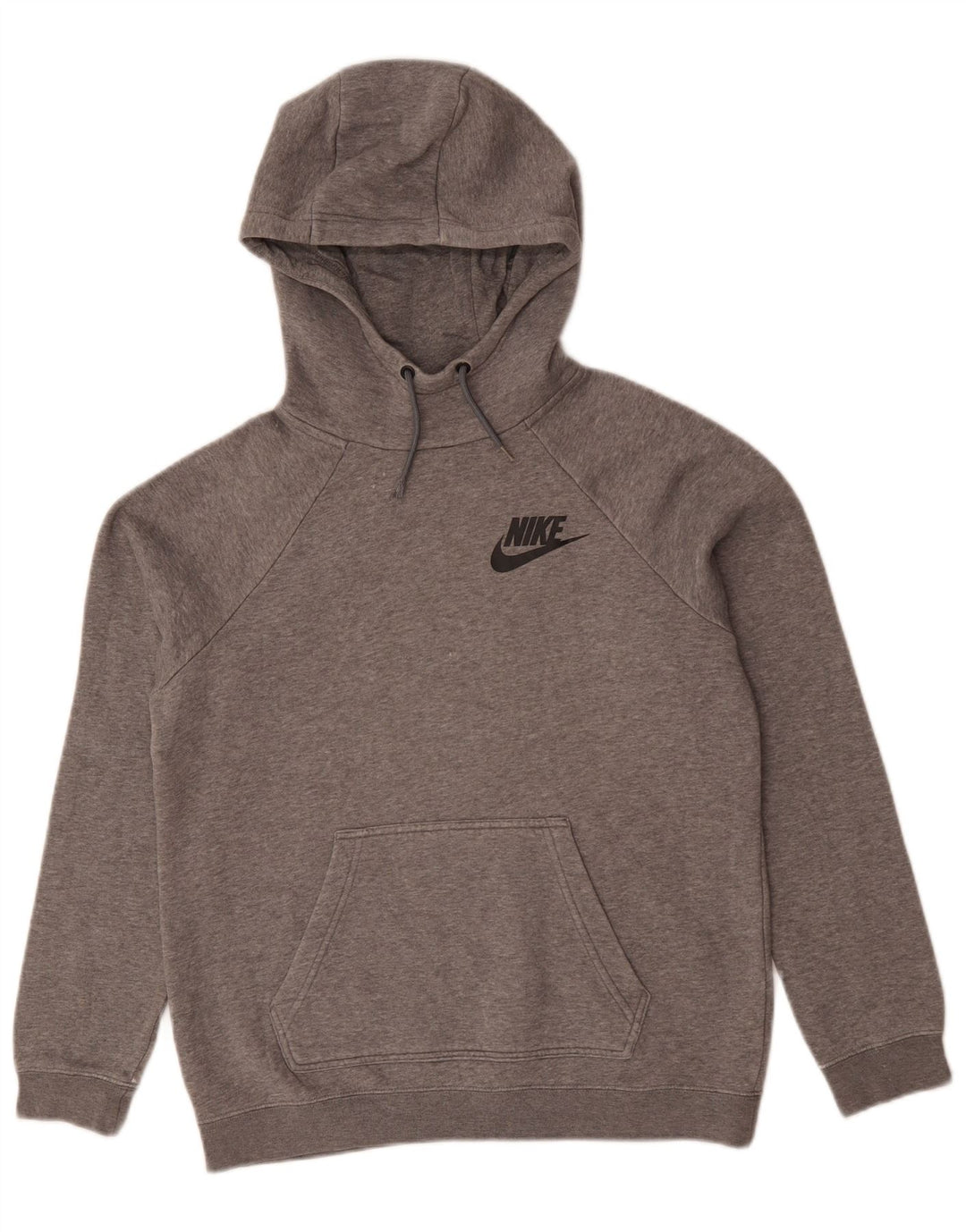 Nike hættetrøje til mænd, lille grå flækket bomuld