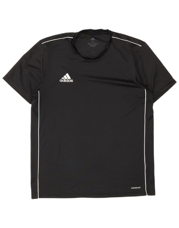 Adidas Herre Aeroready T-Shirt Top Medium Sort