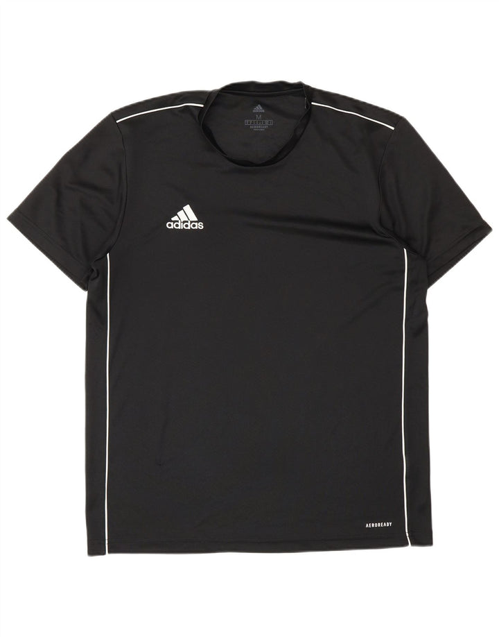 Adidas Herre Aeroready T-Shirt Top Medium Sort