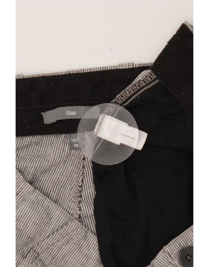 Gap Herre Chino Shorts W36 Large Grey Pinstripe Bomuld