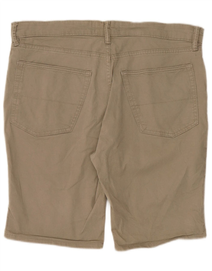 Marks & Spencer Herre Casual Shorts W34 Large Khaki Bomuld