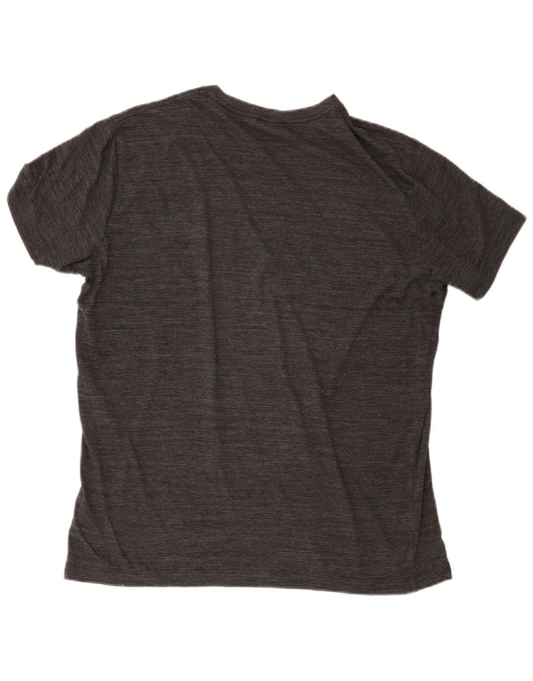 Diesel Herre T-Shirt Top XL Grå Flecked Bomuld