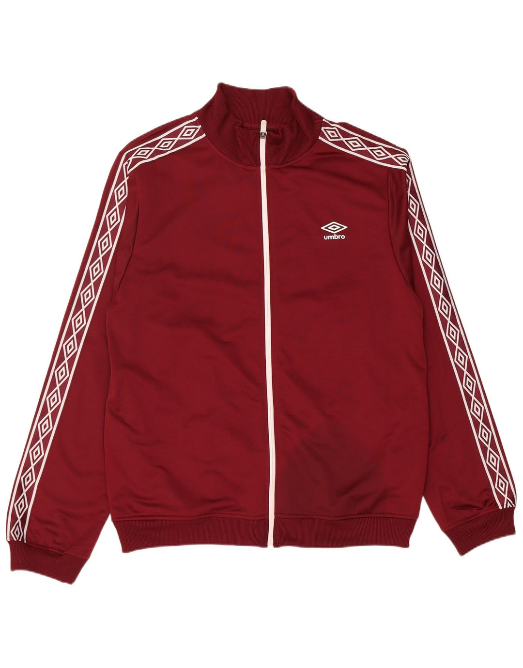 UMBRO Herre grafisk træningsdragt Topjakke XL Burgundy Polyester