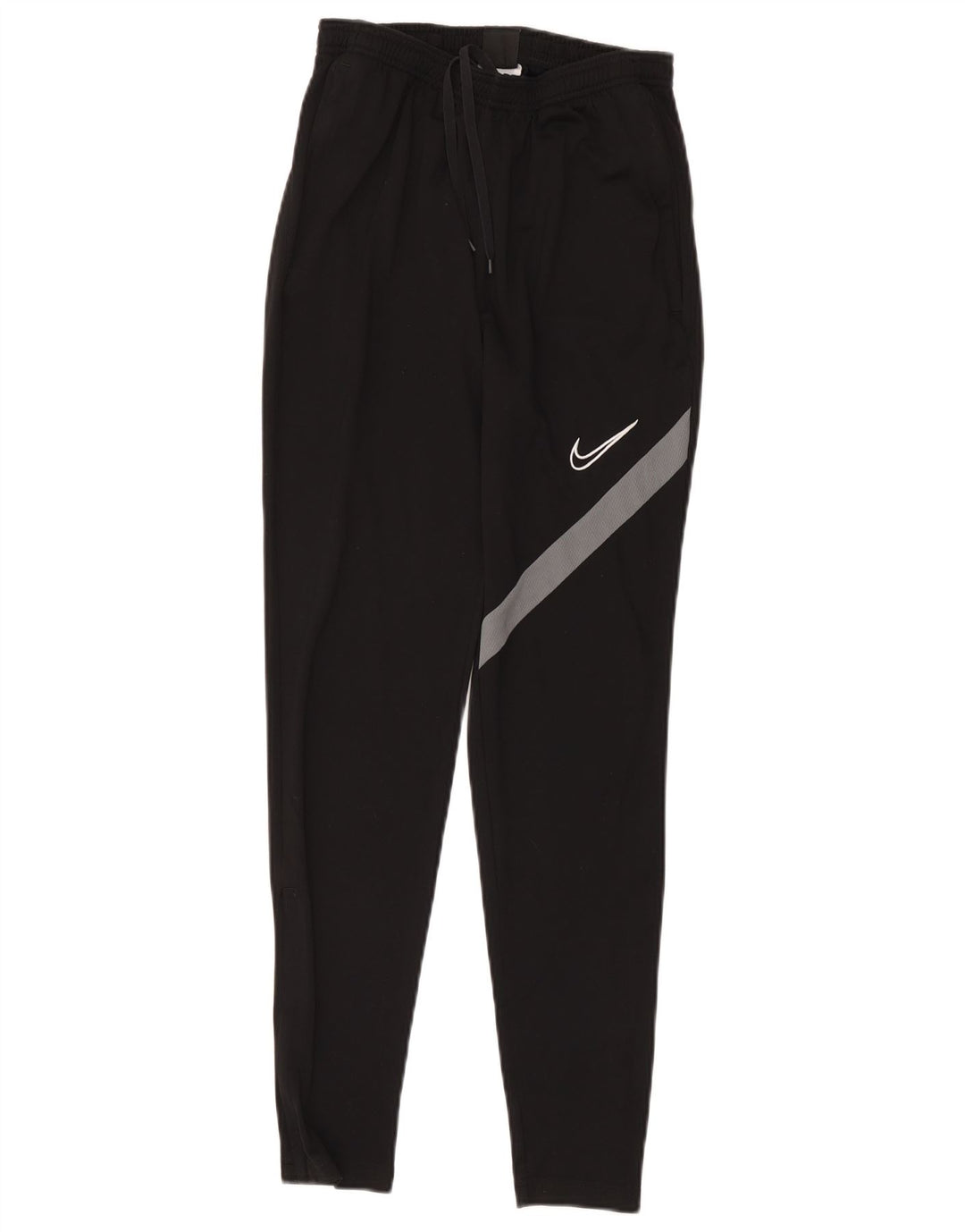 Nike Dame Dri Fit Grafisk træningsdragt Bukser UK 8 Small Black Polyester
