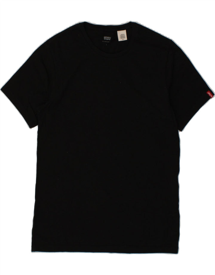 LEVI'S Mens T-Shirt Top Small Black Vintage Levi's and Second-Hand Levi's from Messina Hembry 