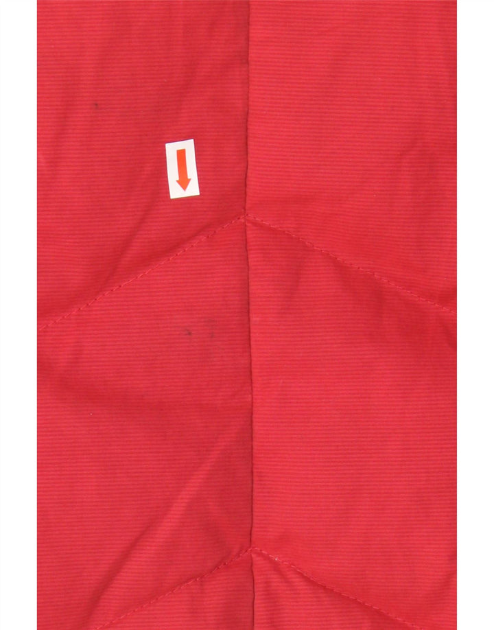 FAT FACE Polstret hættejakke til kvinder UK 10 Lille rød polyester