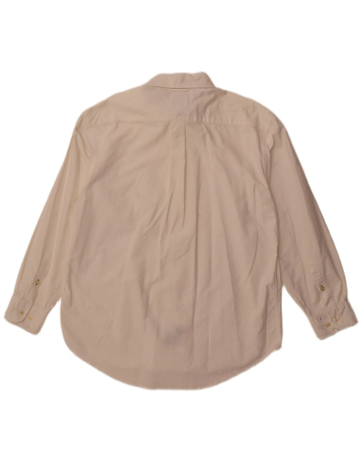 Tommy Hilfiger Herreskjorte Stor Off White Bomuld