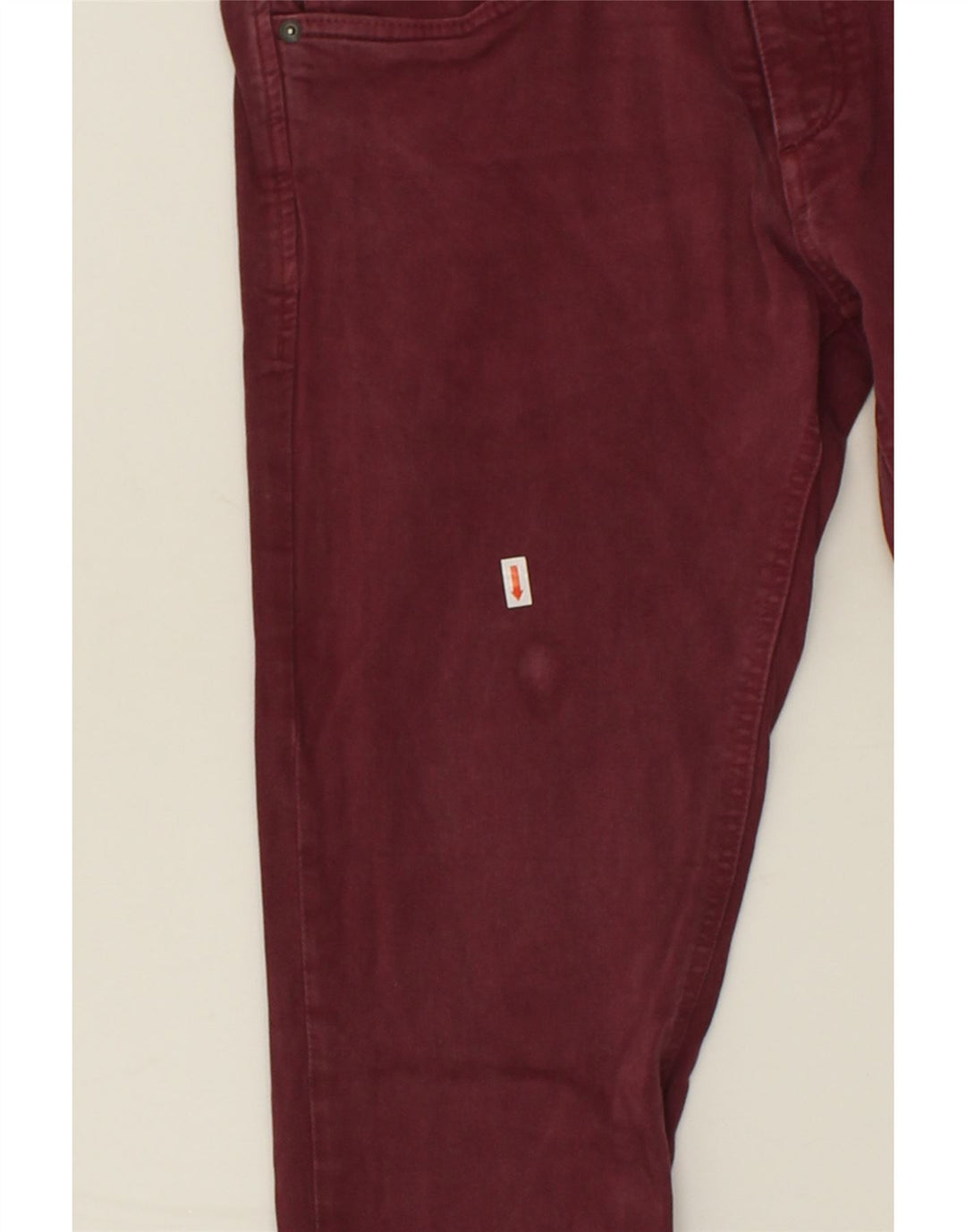 JACK & JONES Womens Originals Slim Jeans W32 L34 Maroon | Vintage Jack & Jones | Thrift | Second-Hand Jack & Jones | Used Clothing | Messina Hembry 