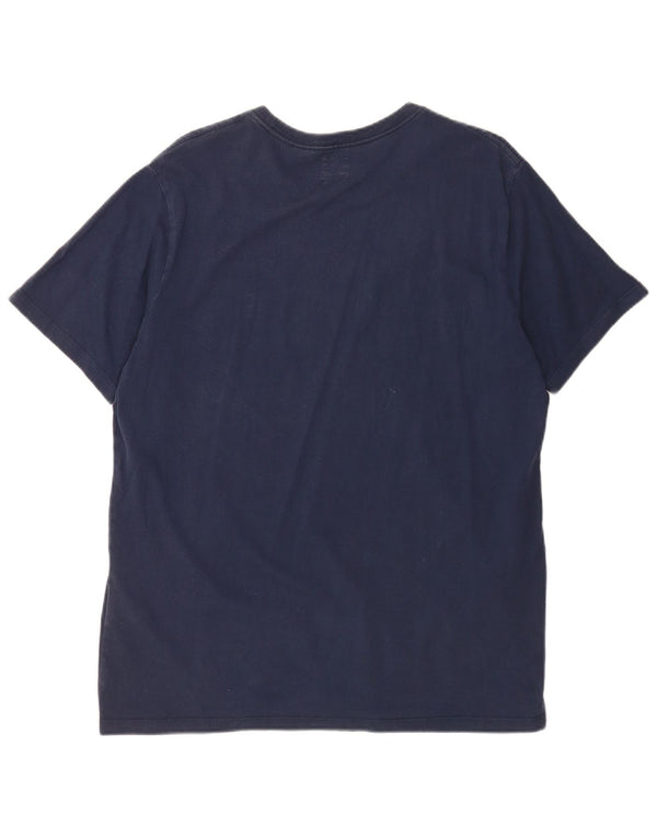 Levi's Standard T-Shirt Top Stor Marineblå Bomuld