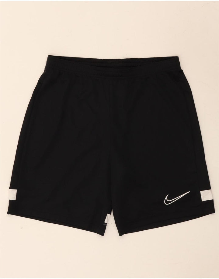 Nike Dri Fit sportsshorts til mænd Small Black Colourblock Polyester