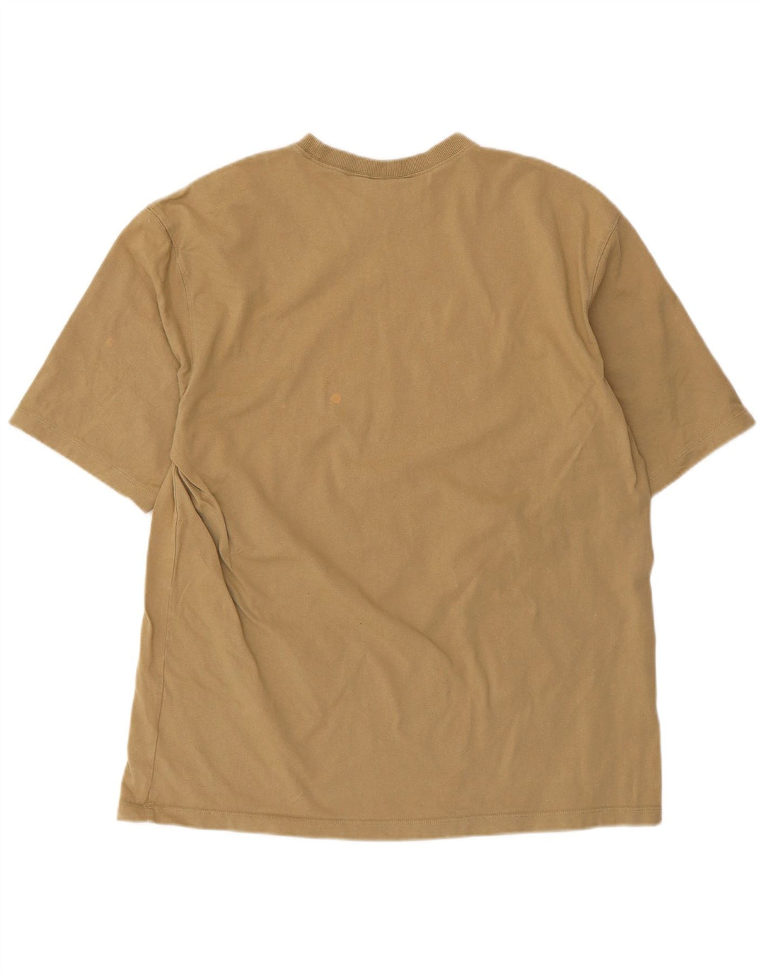 Adidas Dame T-Shirt Top UK 14 Medium Khaki Bomuld
