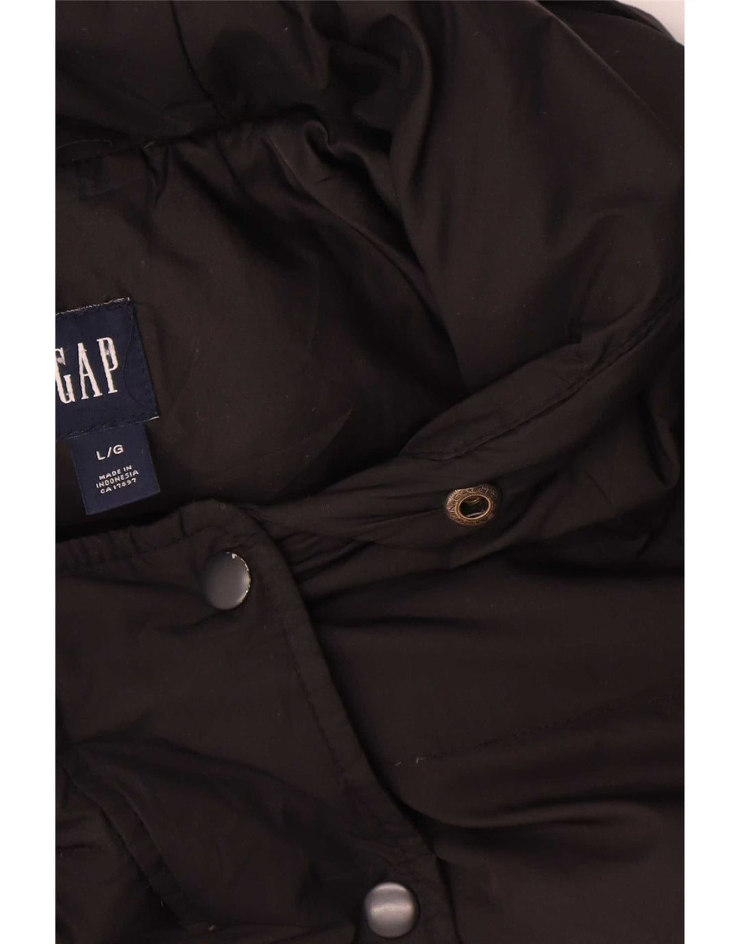 Gap hættejakke til kvinder UK 16 Large Black
