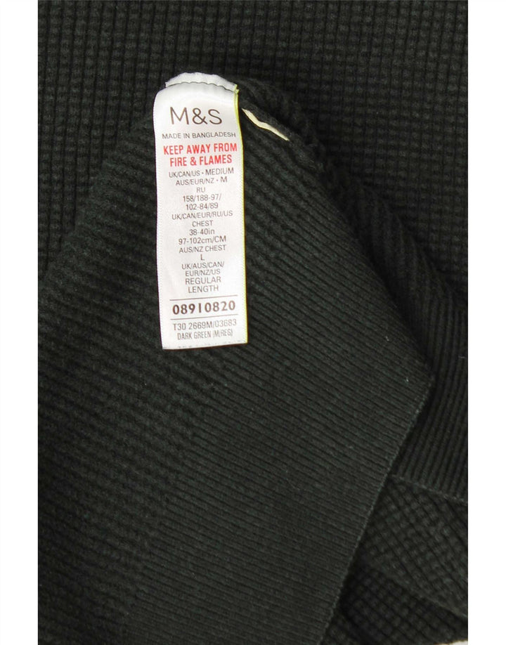 Marks & Spencer Dame sweater med rund hals DK 14 Medium Grøn