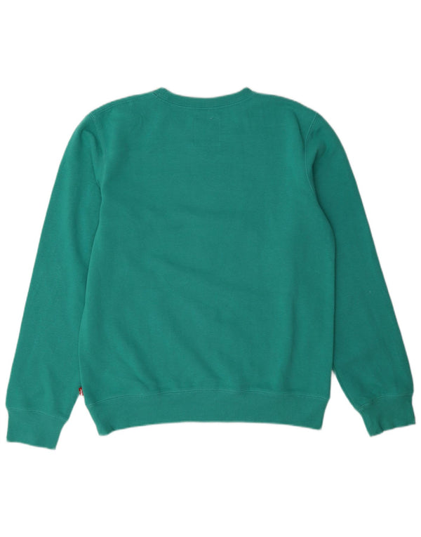 Levi's Boys Grafisk Sweatshirt Jumper 15-16 år Grøn Bomuld
