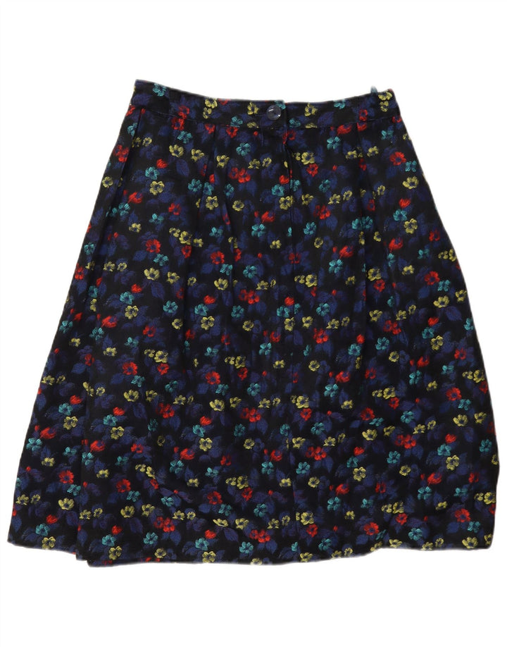 Vintage A-Line nederdel til kvinder W28 Medium Multicolored Floral