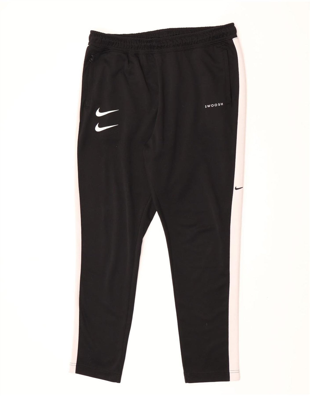 Nike herre Swoosh træningsdragt bukser XL sort Colourblock Polyester