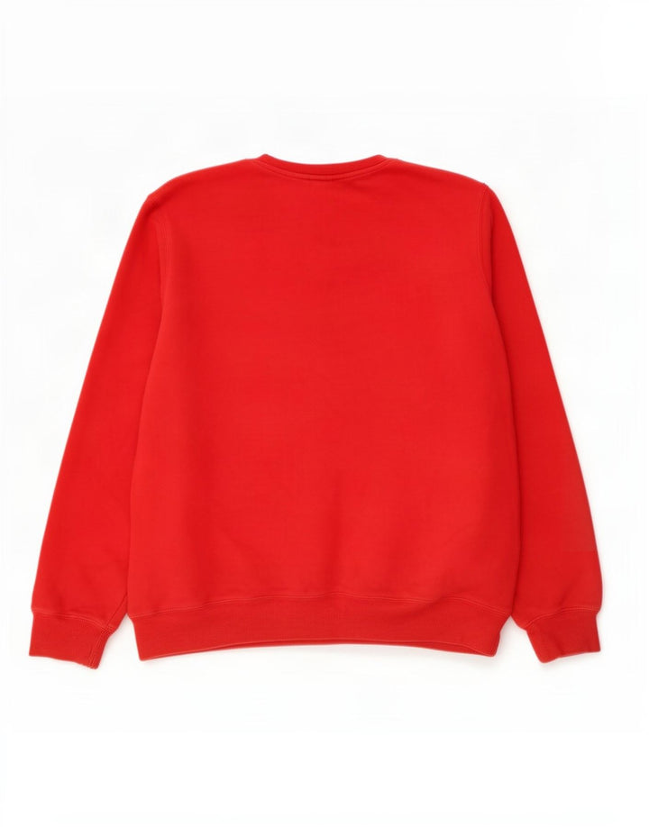 Champion Herre Grafisk Sweatshirt Jumper 2XL Rød Bomuld
