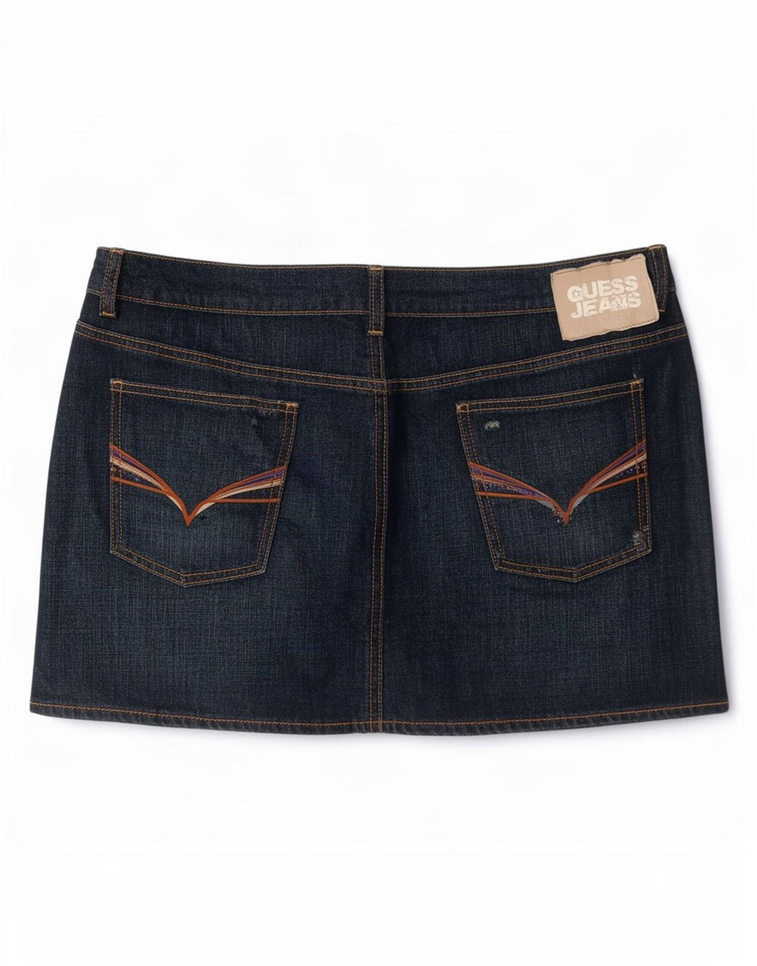 Guess Mini-denimnederdel til kvinder W32 Stor marineblå bomuld