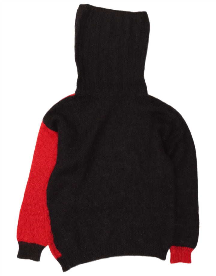 Sandhu Herre Rullehalstrøje Sweater Stor Rød Colourblock