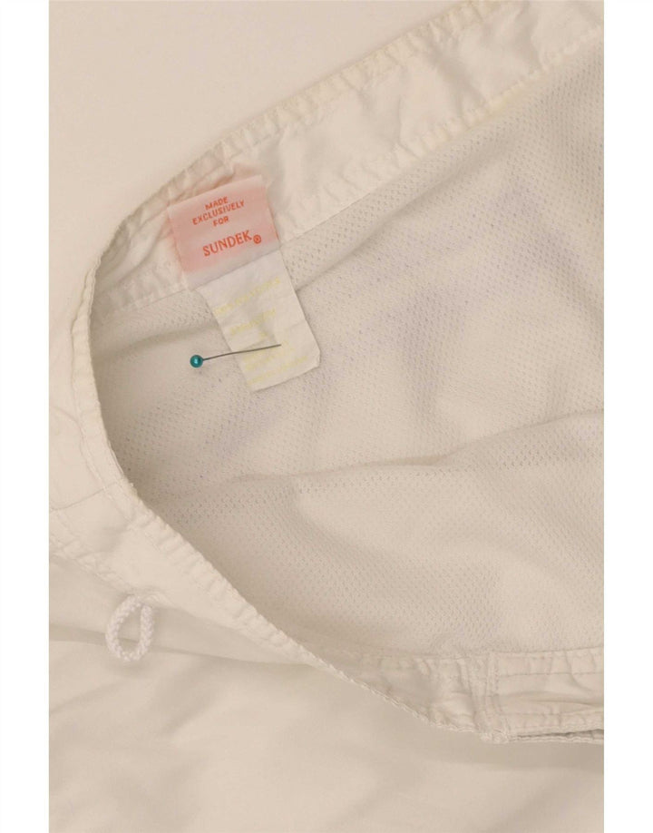 Sundek Herre badeshorts Stor Hvid Polyester