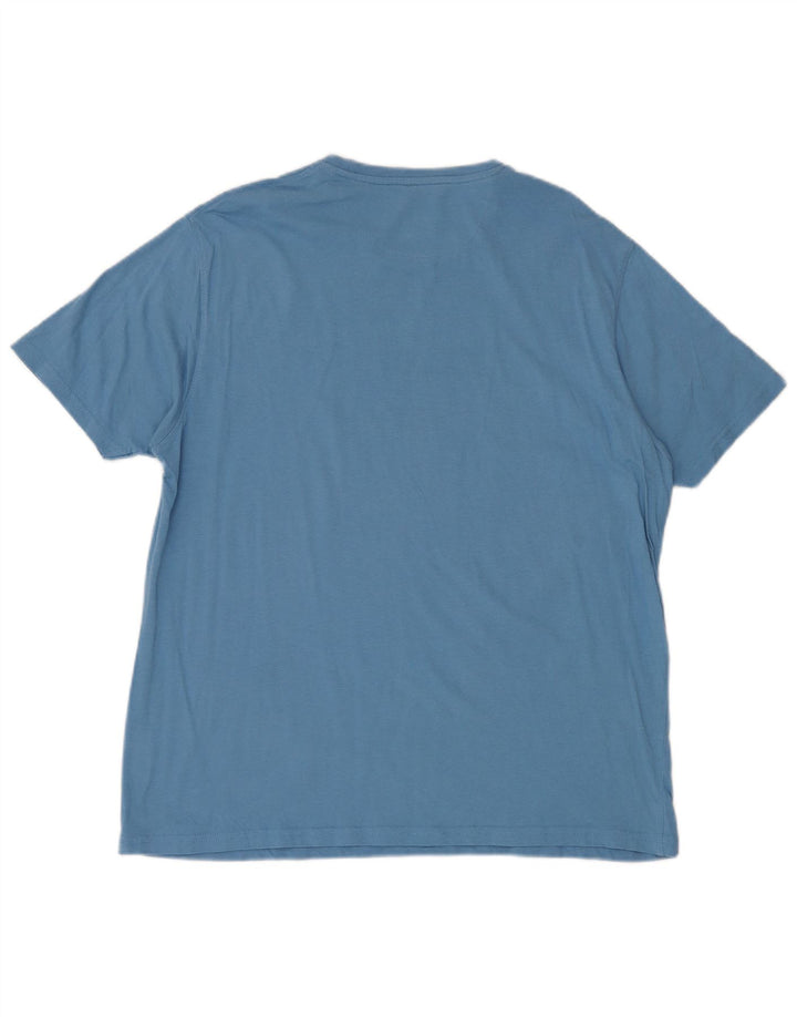 James Pringle Herre T-Shirt Top Stor Blå Bomuld