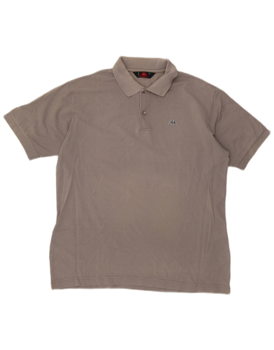 Kappa herre poloshirt XL grå bomuld
