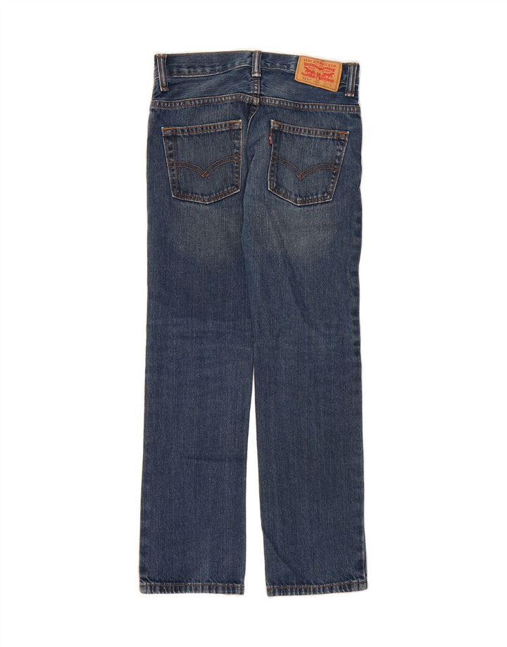 LEVI'S Boys 511 Slim Jeans 9-10 Years W25 L25 Navy Blue Cotton Vintage Levi's and Second-Hand Levi's from Messina Hembry 