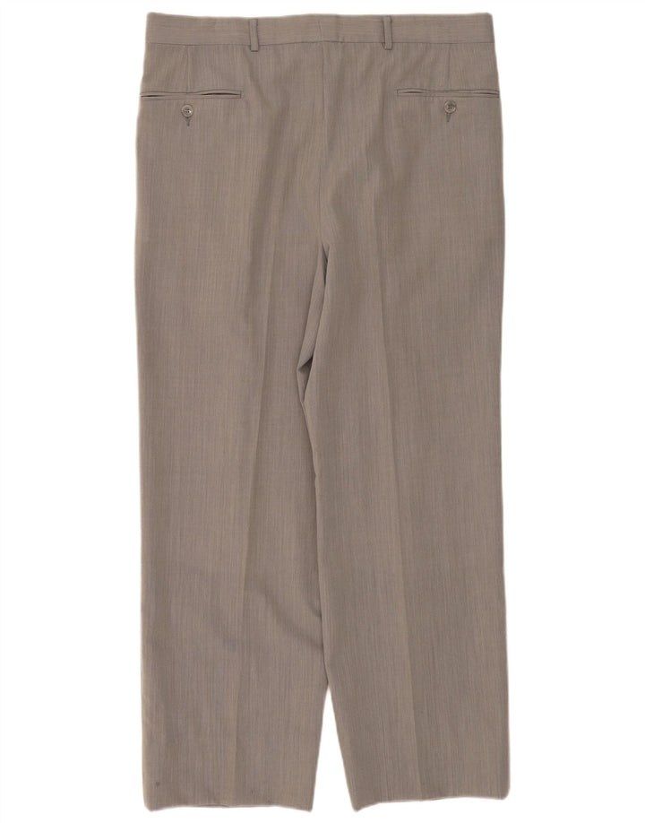 Trussardi Herre Pegged Suit Bukser IT 50 Large W36 L28 Grå
