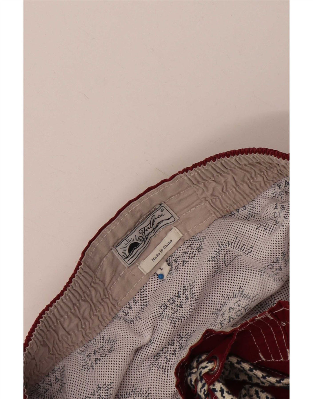 Fat Face Herre badeshorts Large Burgundy