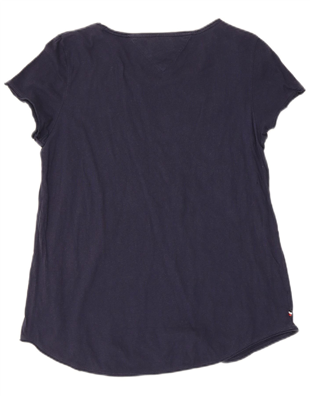 Tommy Hilfiger Dame T-Shirt Top UK 12 Medium Navy Blue