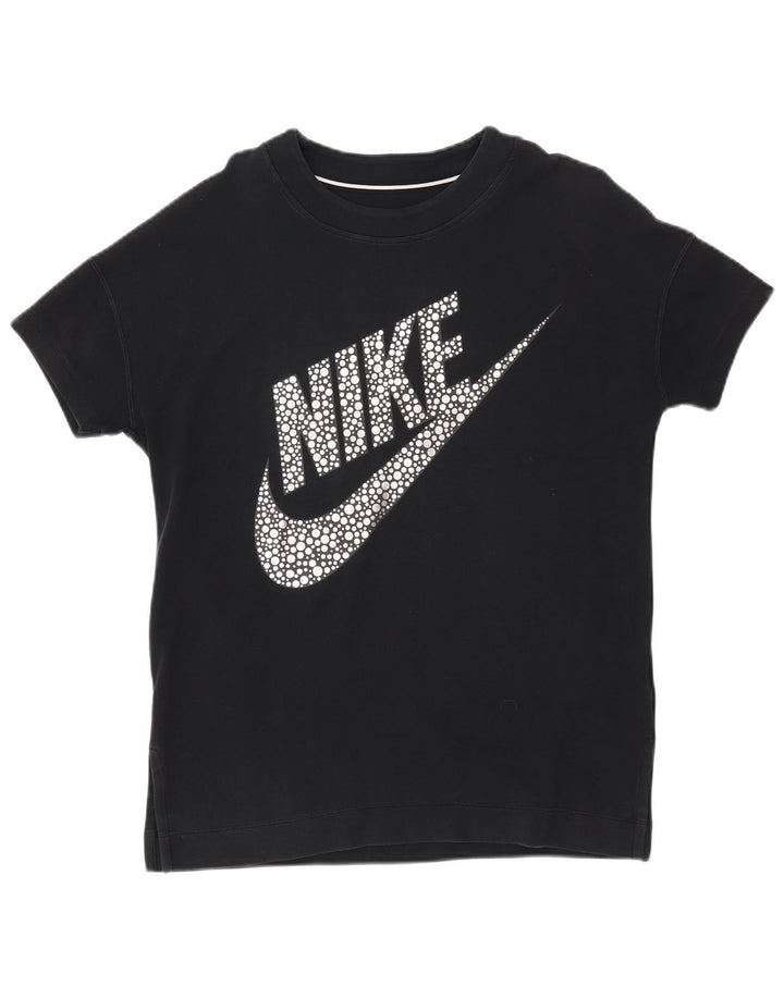 Nike Herre grafisk T-shirt Top Medium Navy Blue