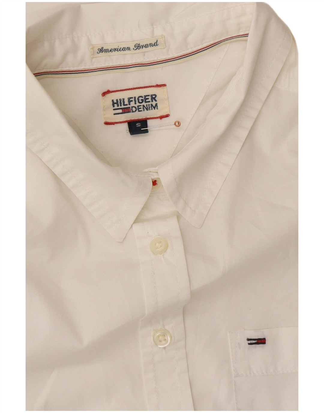 TOMMY HILFIGER Dameskjorte UK 10 Small White