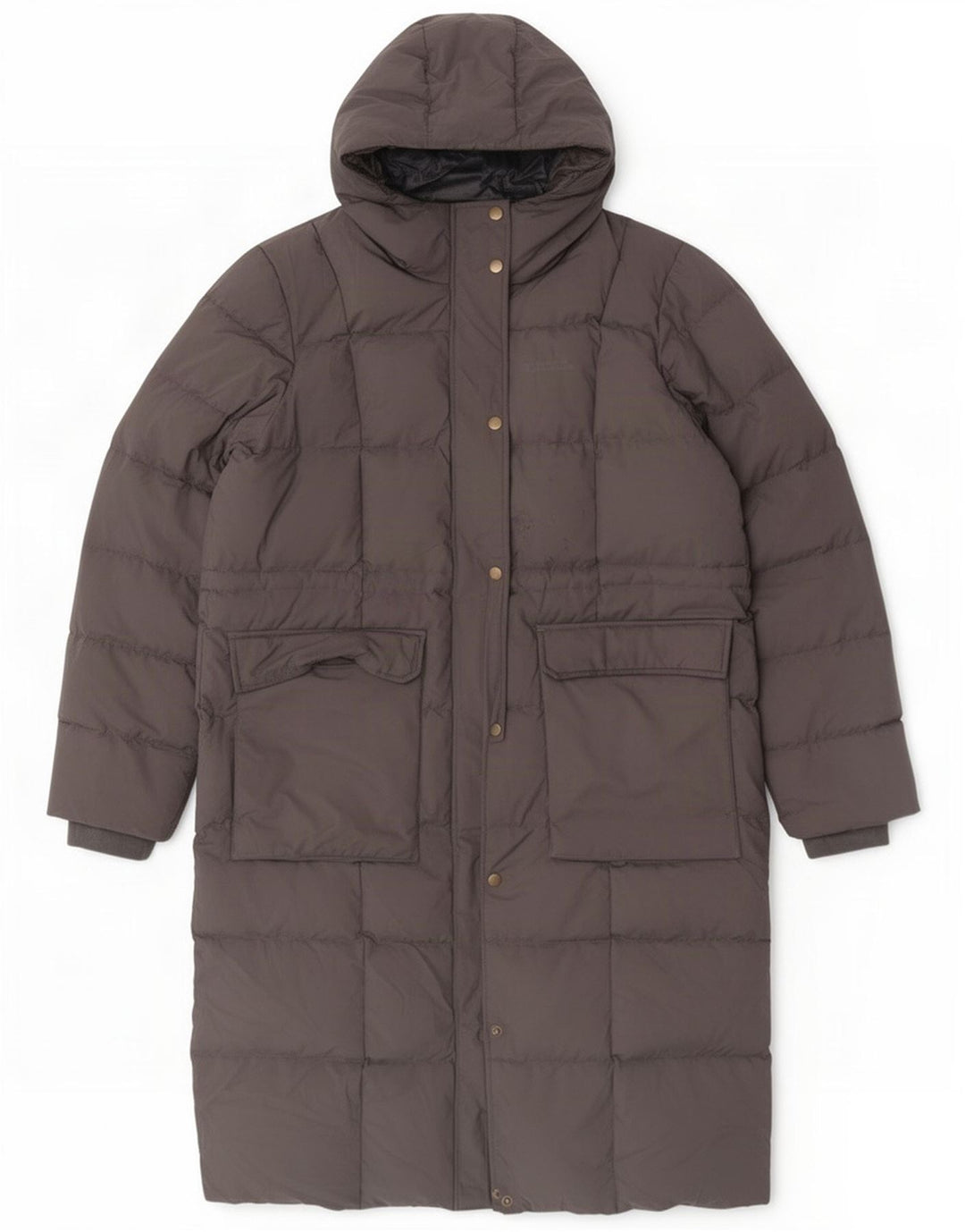 Mountain Warehouse Dame Hætte Polstret Frakke UK 18 XL Grå Polyester