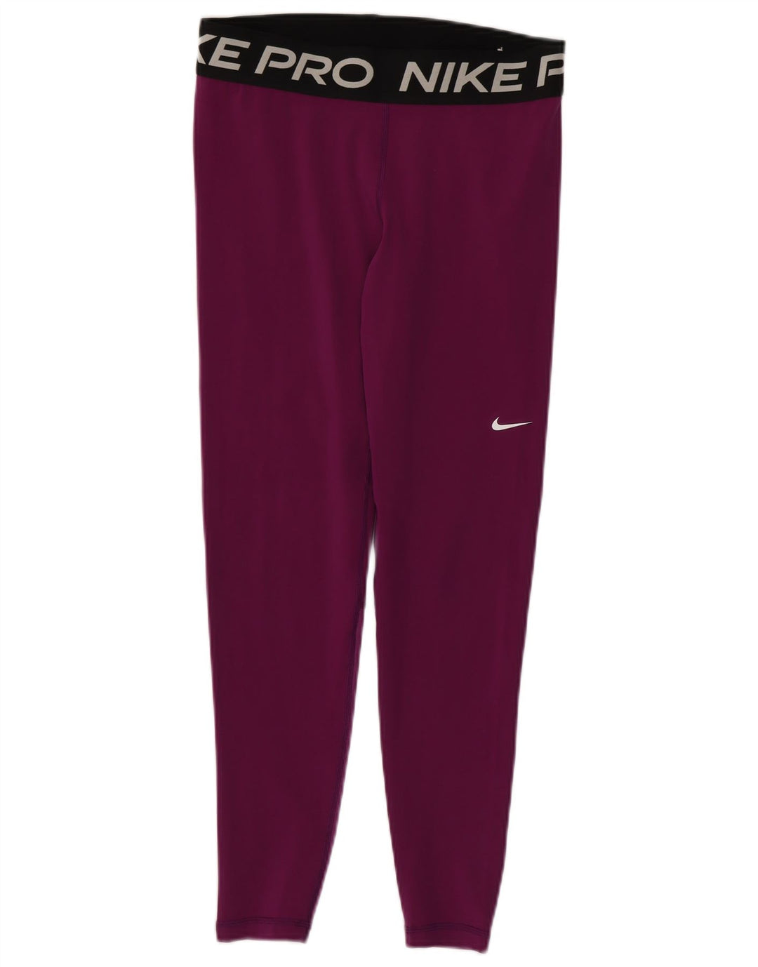 Nike Dame Dri Fit Grafiske Leggings UK 12 Medium Lilla Polyester