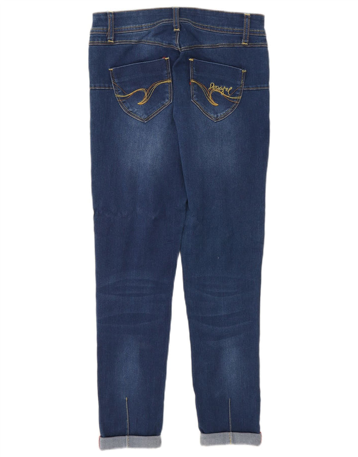 DESIGUAL Womens Skinny Jeans W24 L25 Blue