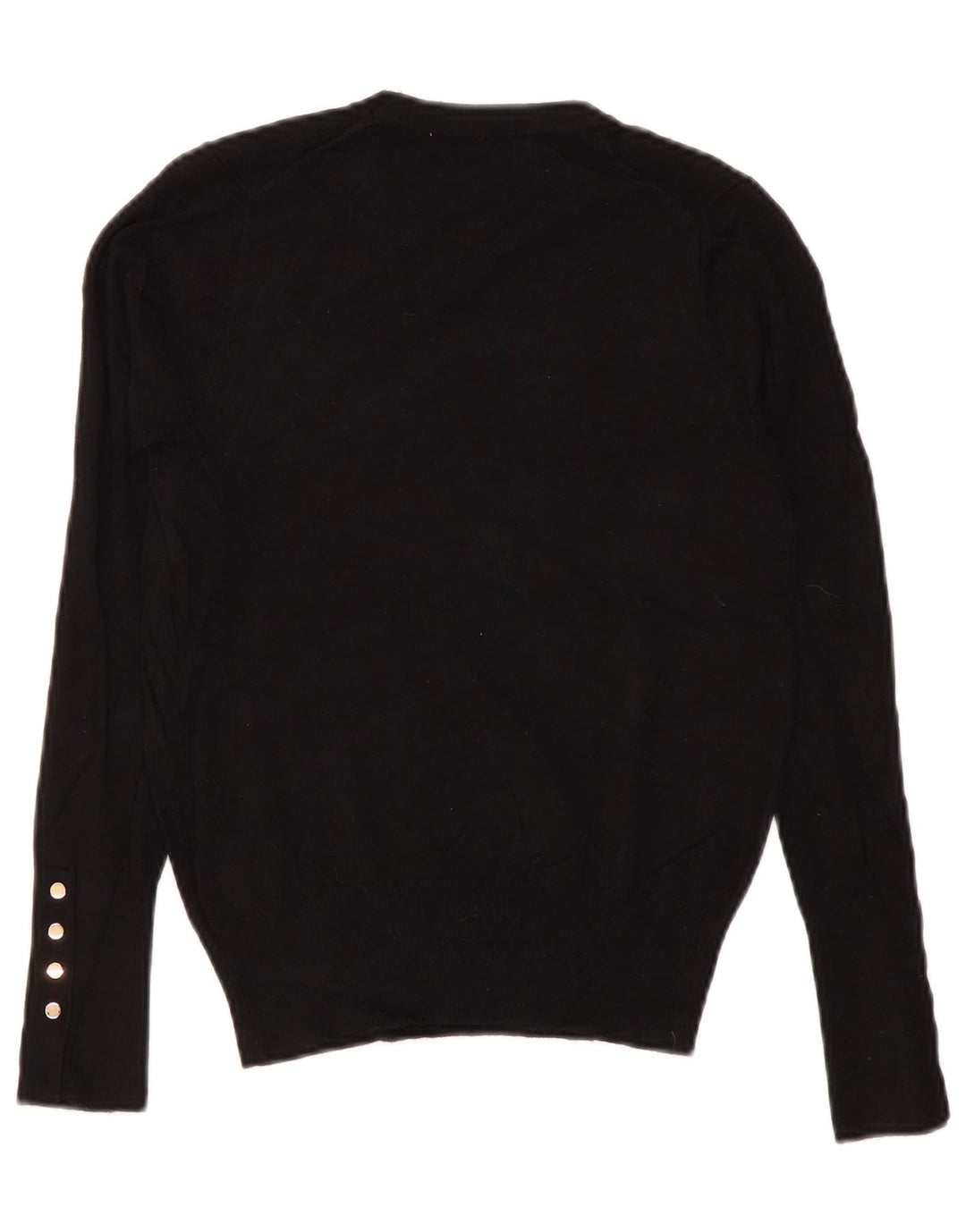 Zara Dame sweater med rund hals DK 10 Lille sort viskose