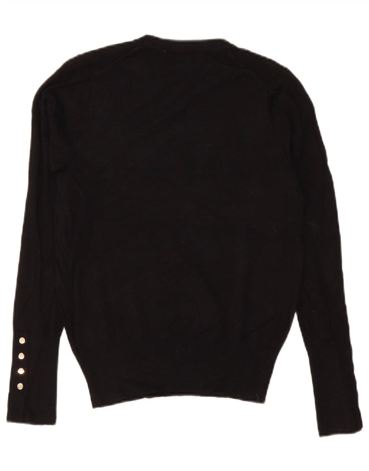 Zara Dame sweater med rund hals DK 10 Lille sort viskose